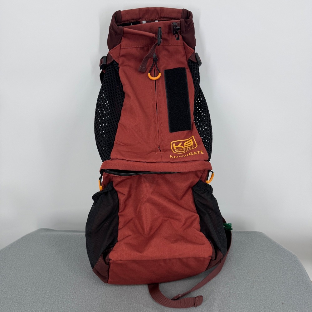K9 Sport Sack Knavigate XS Dog Carrier Backpack Dune Red Hiking Framed